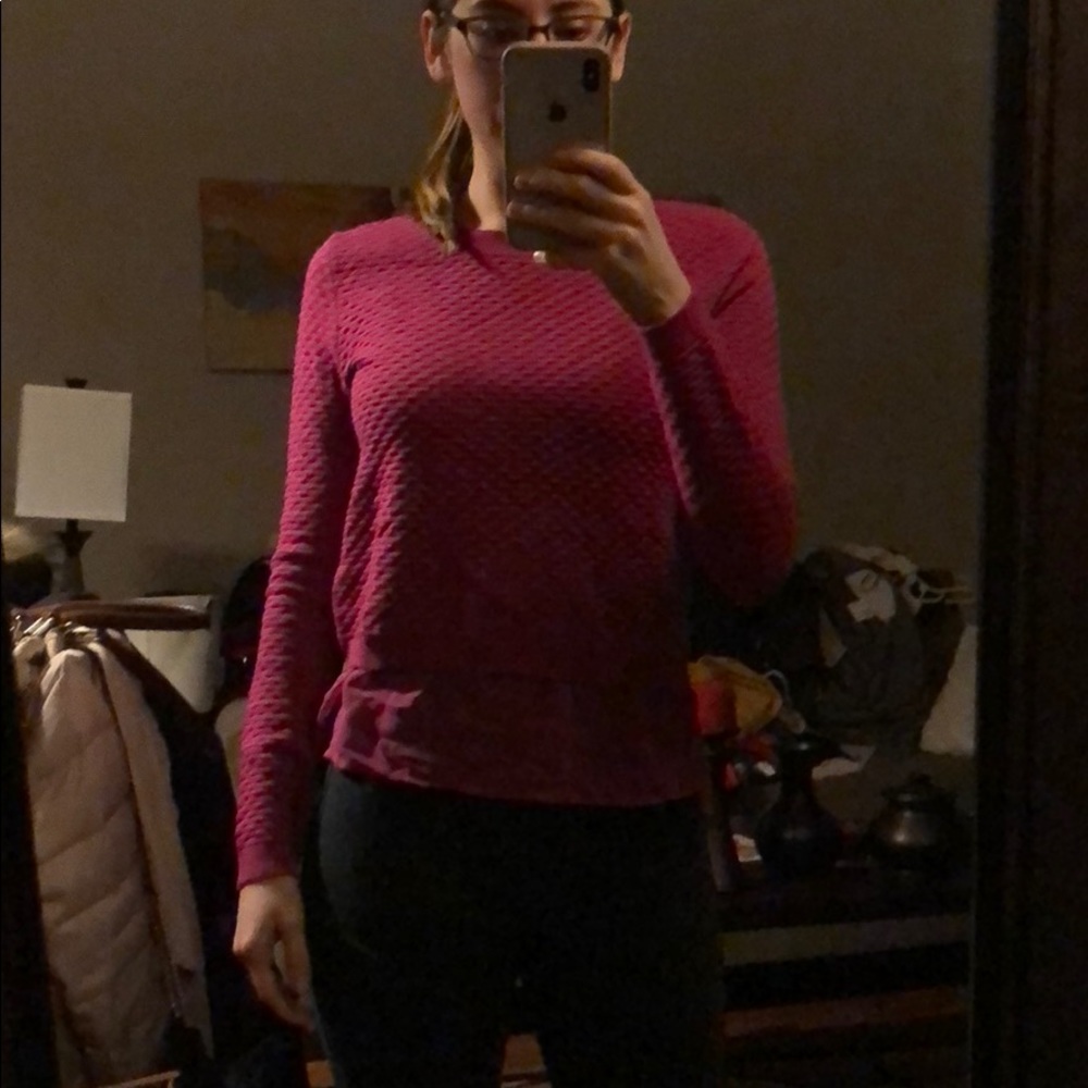Raspberry pink sweater